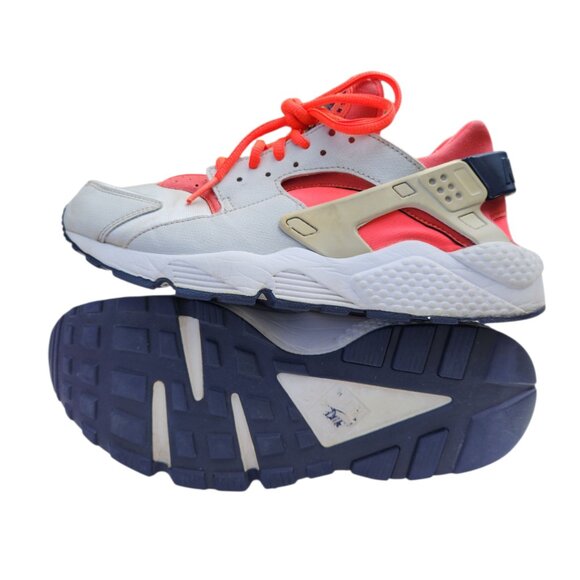 Nike Air Huarache Run 634835-013 Grey Red Sneakers Shoes Size 9 - Picture 10 of 10